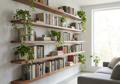 Floating Bookshelf Plans: Shelves With No Visible Brackets