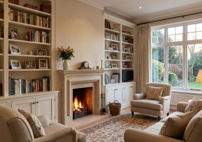 Built-In Bookshelf Plans: How to Build Floor-to-Ceiling Shelves