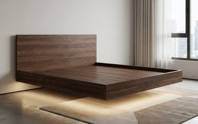 Floating Bed Frame Plans: Build a Bed That Appears to Float