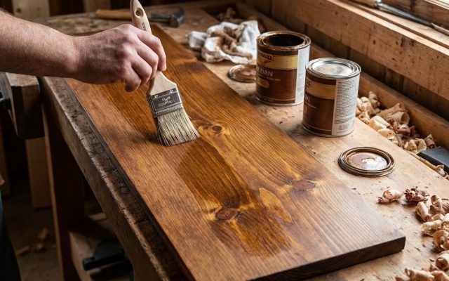 How to Stain Pine Wood Without Blotching (The Right Way)
