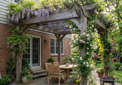 Attached Pergola Plans: How to Build a Pergola Against Your House