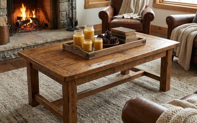 Rustic Coffee Table Plans: Build a Solid Wood Table for $40
